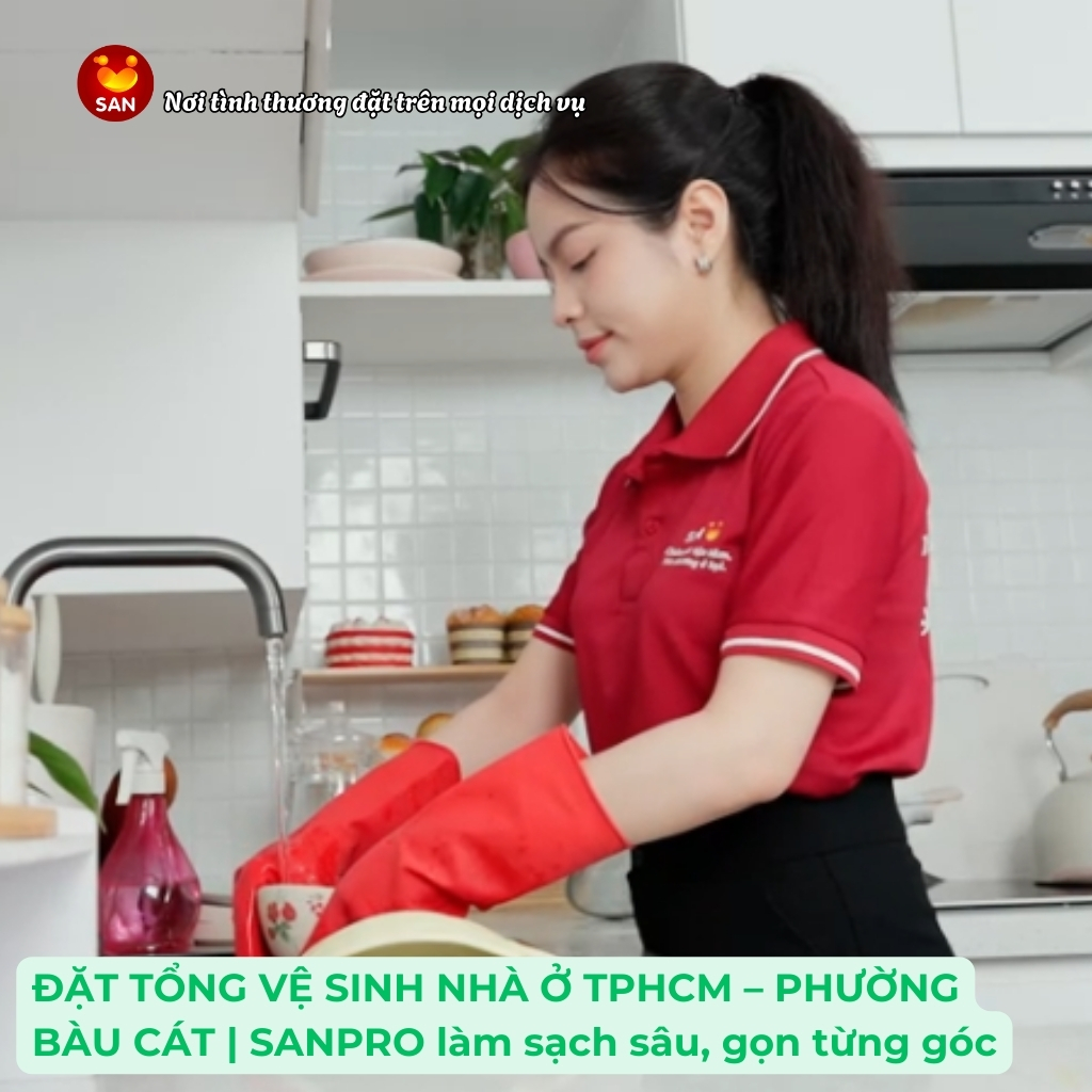 Tổng vệ sinh nhà ở Phường Bàu Cát