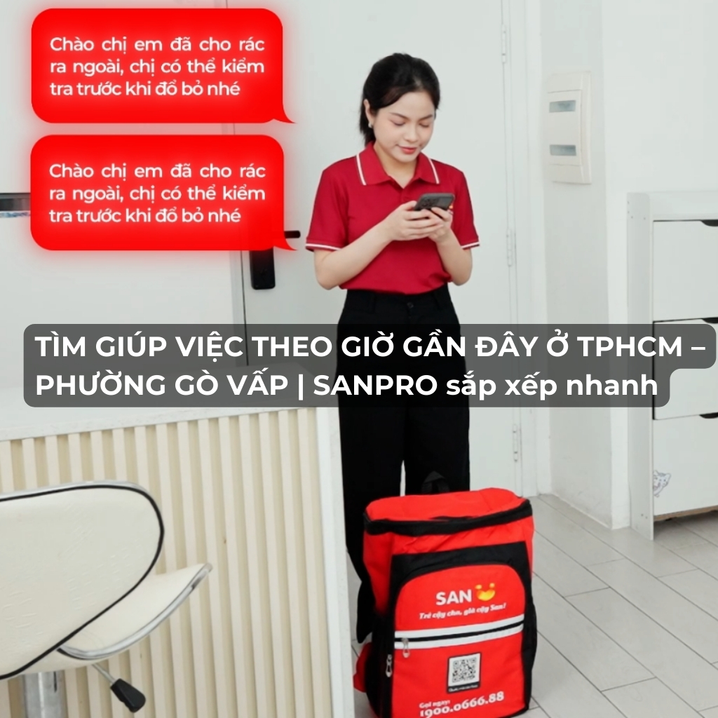 giúp việc theo giờ Phường Gò Vấp