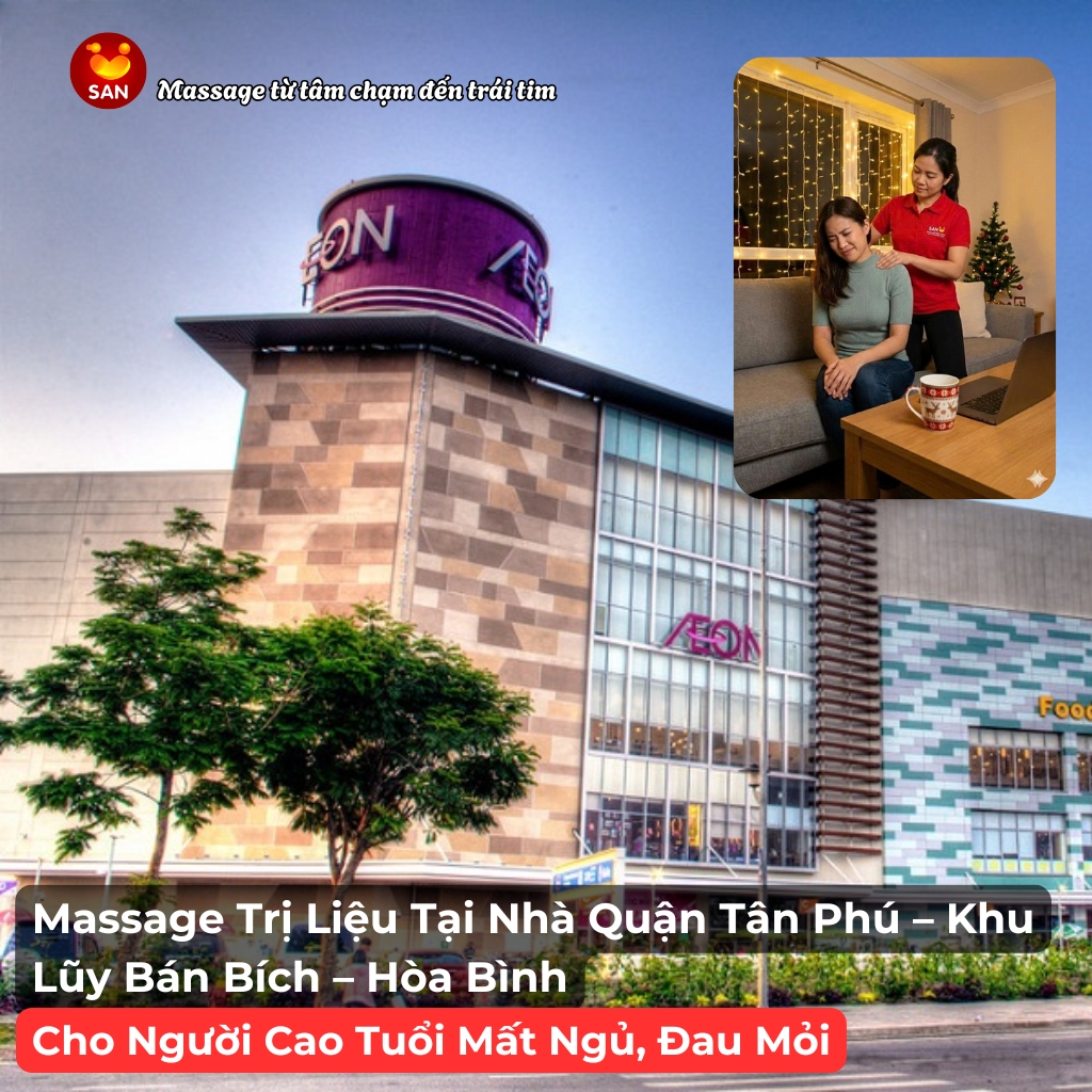 Massage trị liệu tại nhà Quận Tân Phú