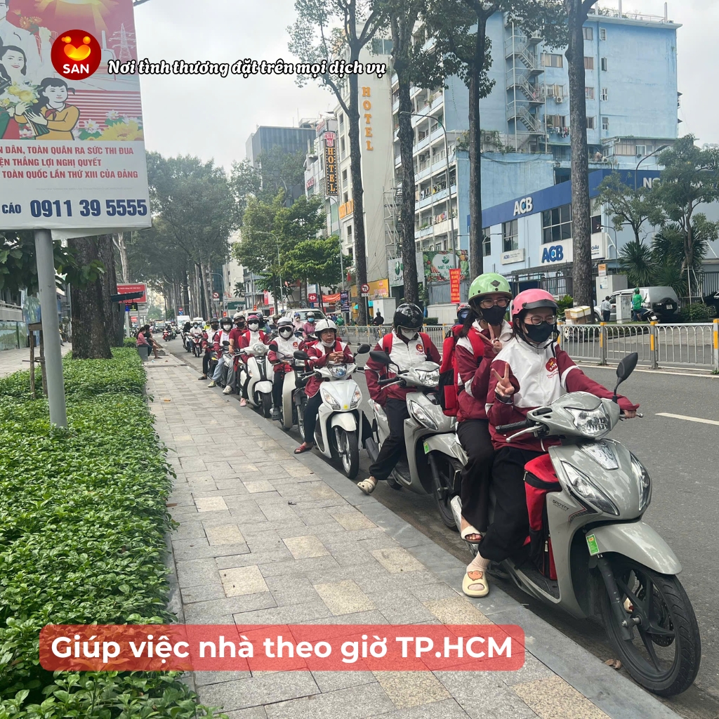 Dịch vụ giúp việc nhà theo giờ tại TP.HCM – Đội ngũ các cô SAN sạch sẽ, trung thực, không phí ẩn