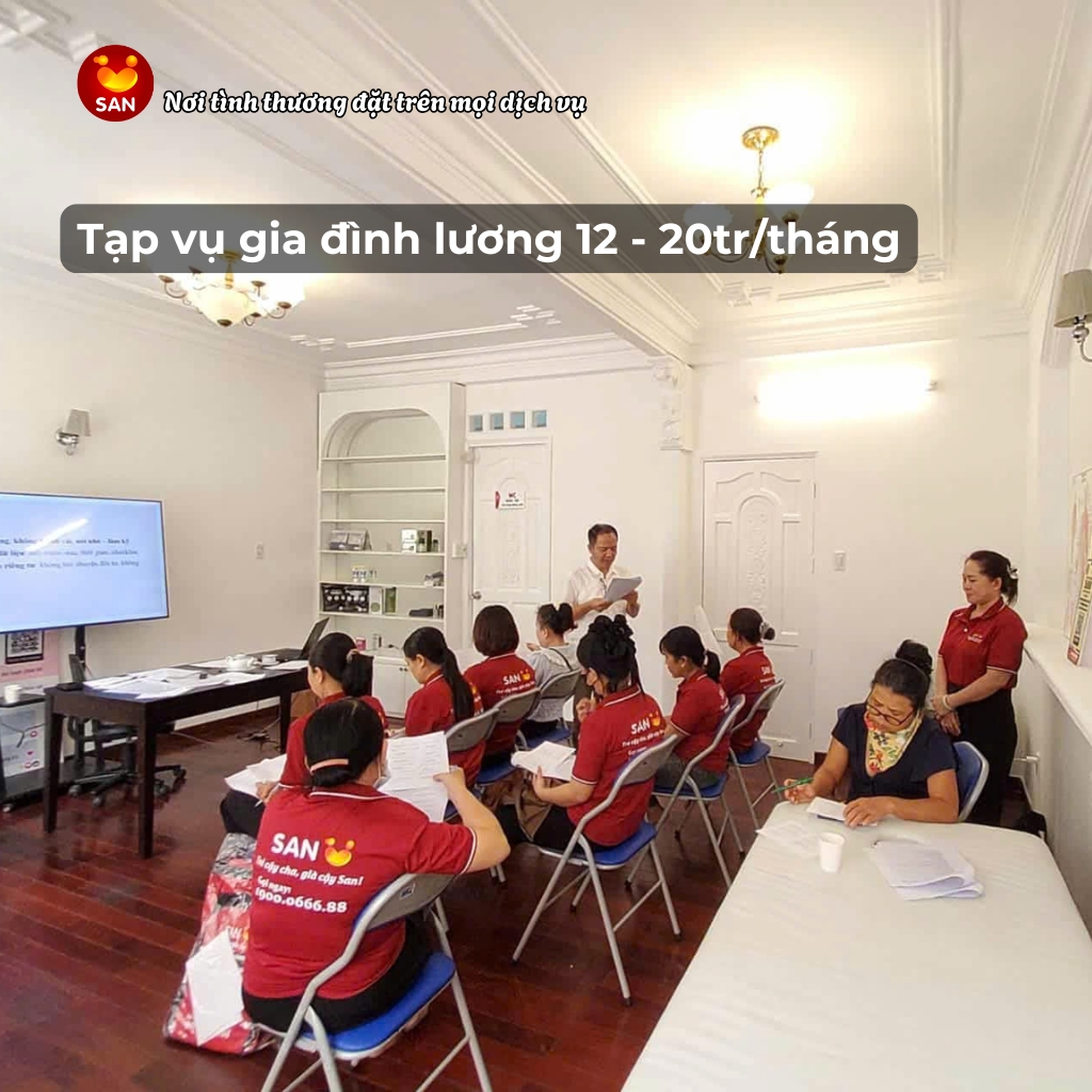 Cần tìm việc làm tạp vụ, vệ sinh gia đình – Thu nhập 12–20 triệu/tháng khi cộng tác với SAN