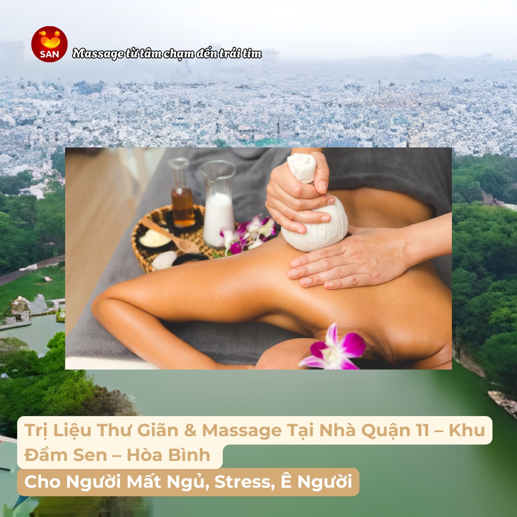 massage trị liệu tại nhà