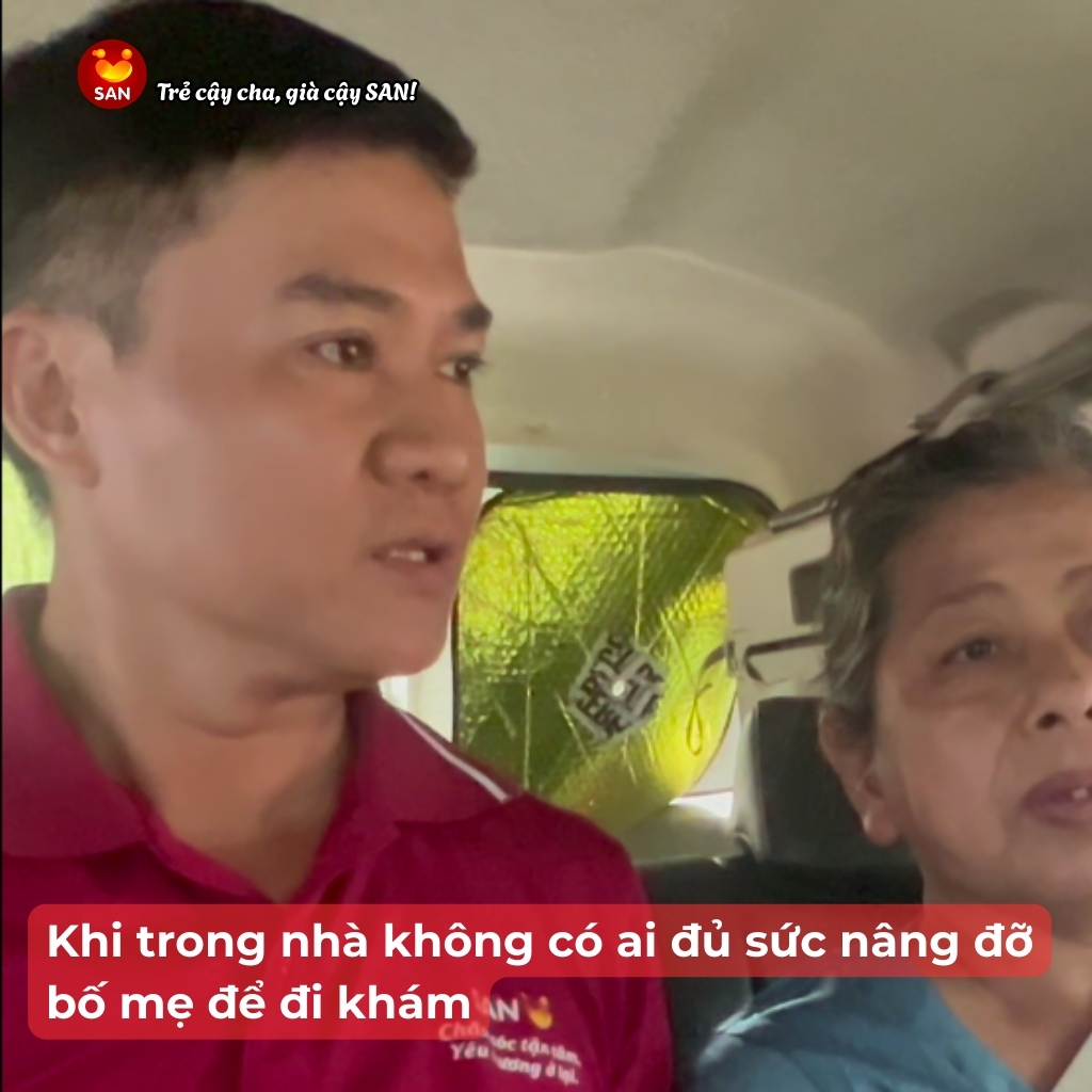 Dịch vụ hỗ trợ đưa đón người già đi khám