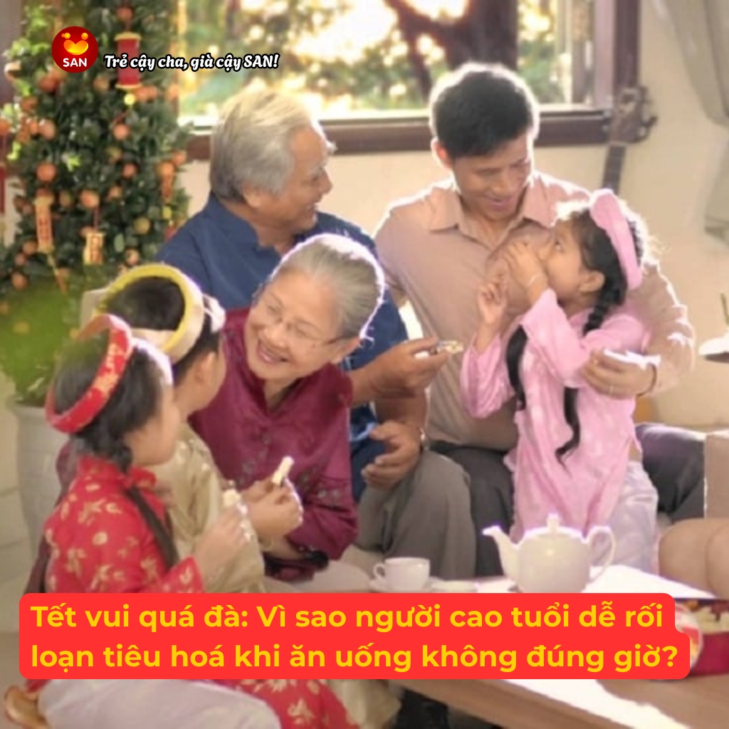 Rối loạn tiêu hoá người cao tuổi