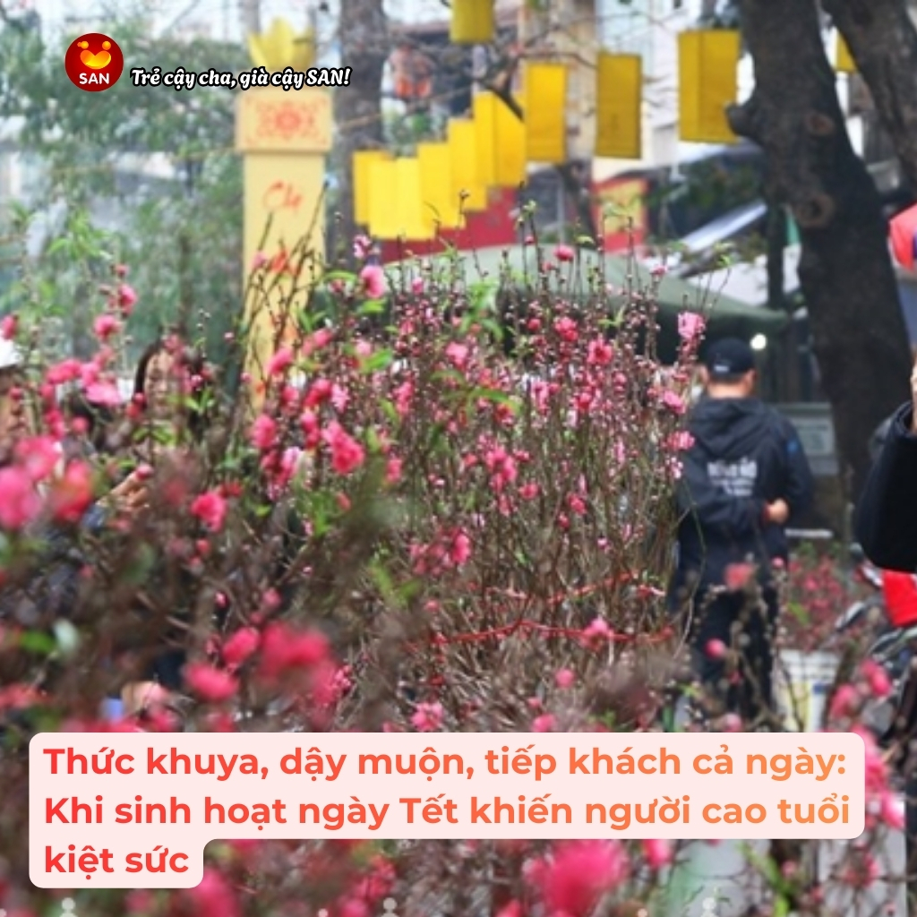 Chăm sóc sức khỏe người cao tuổi ngày Tết