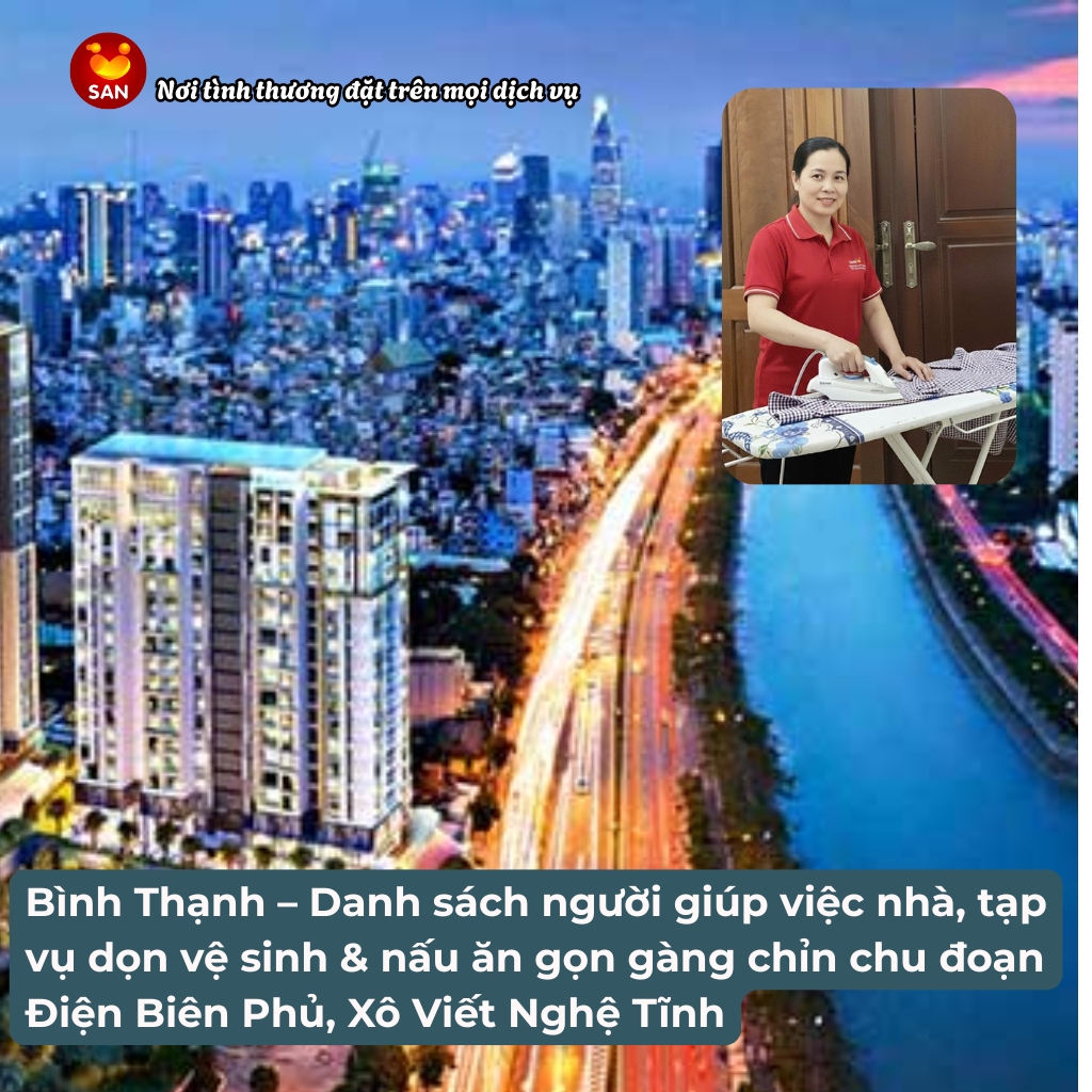 Dịch vụ giúp việc nhà Bình Thạnh