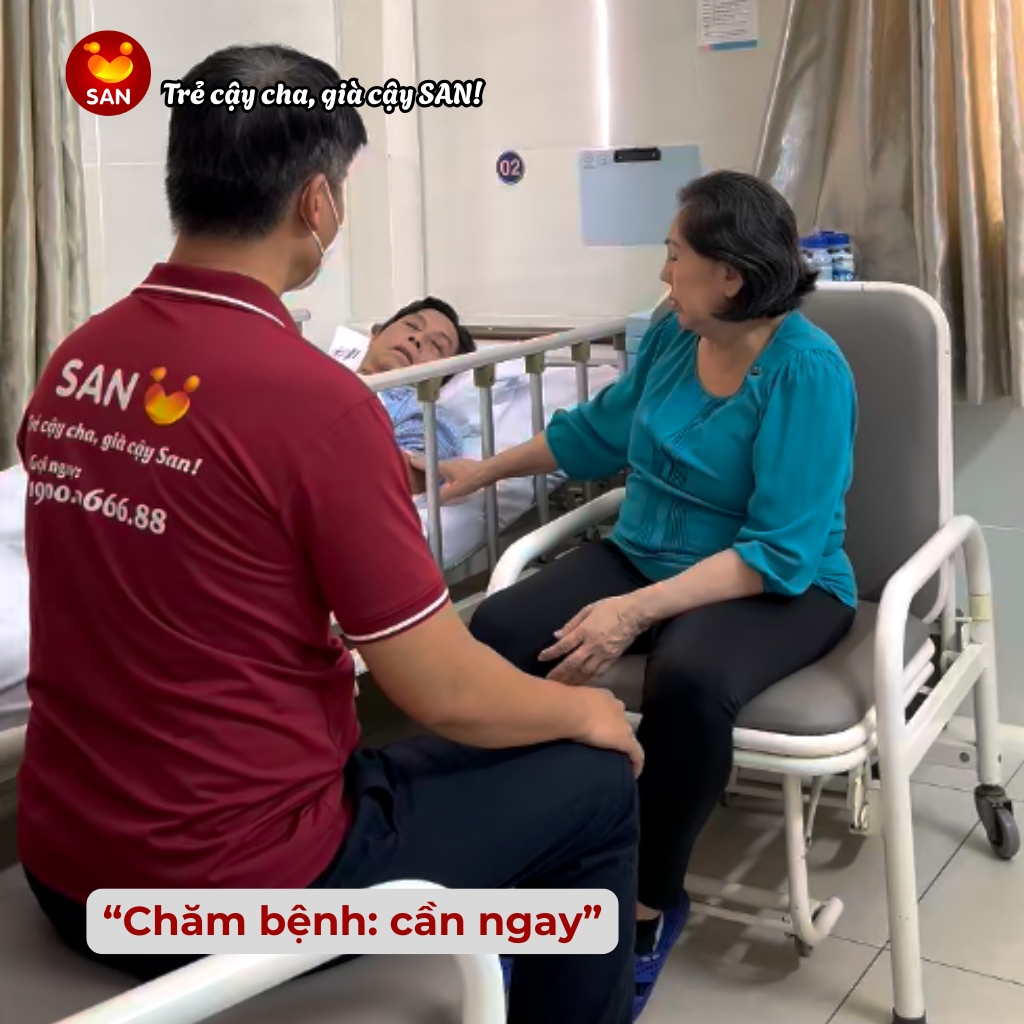 người chăm người bệnh tại nhà TP.HCM