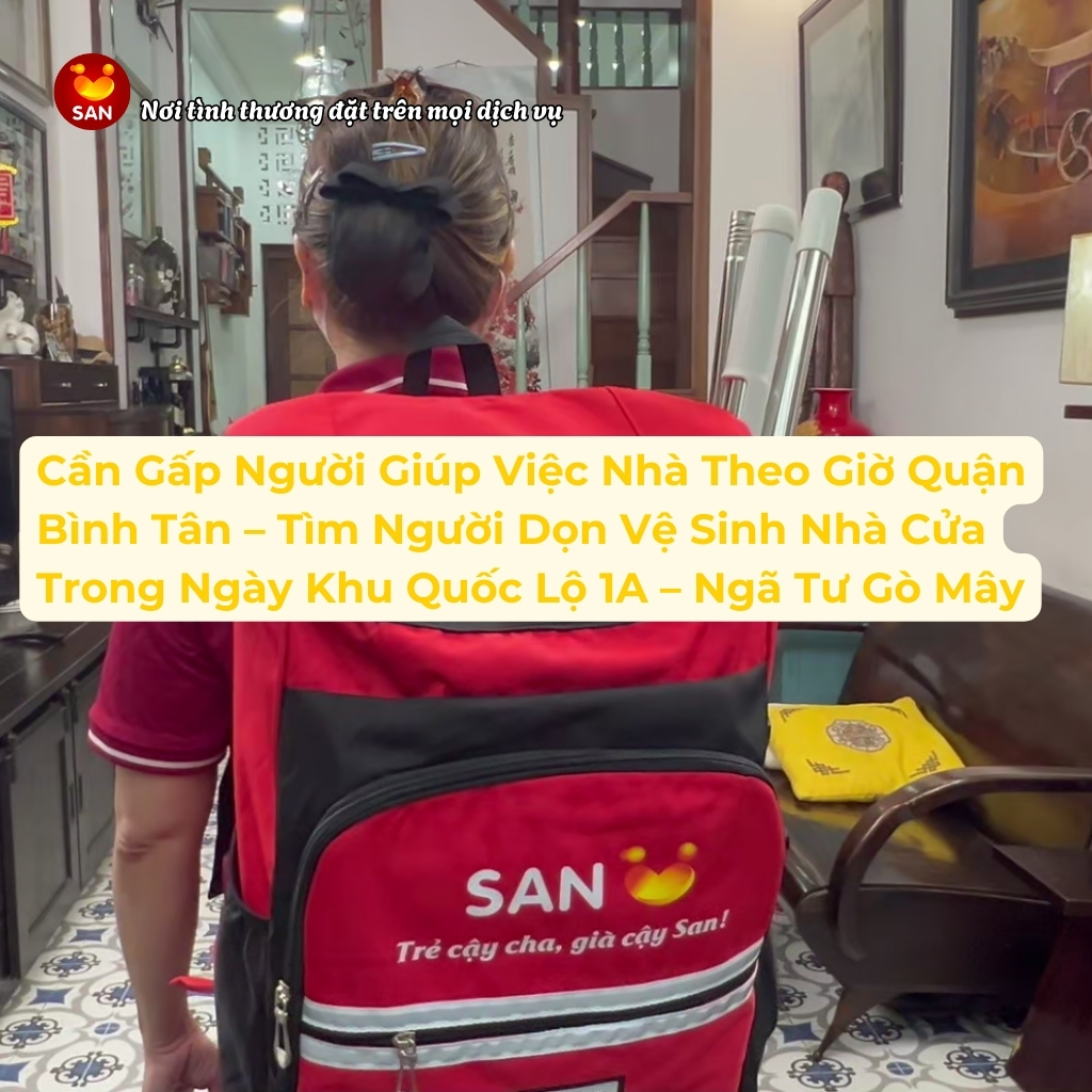 dịch vụ giúp việc nhà theo giờ Quận Bình Tân