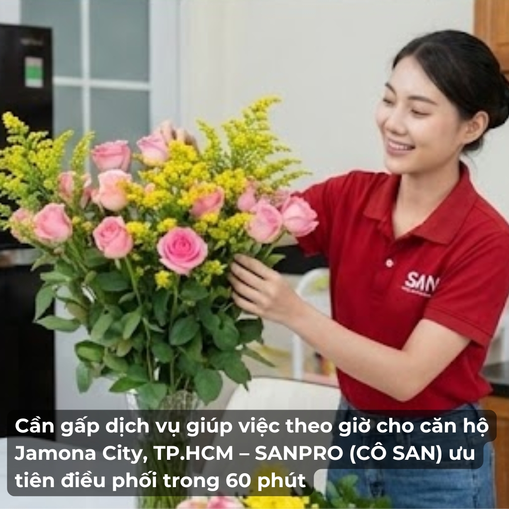 dịch vụ giúp việc theo giờ Jamona City TP.HCM