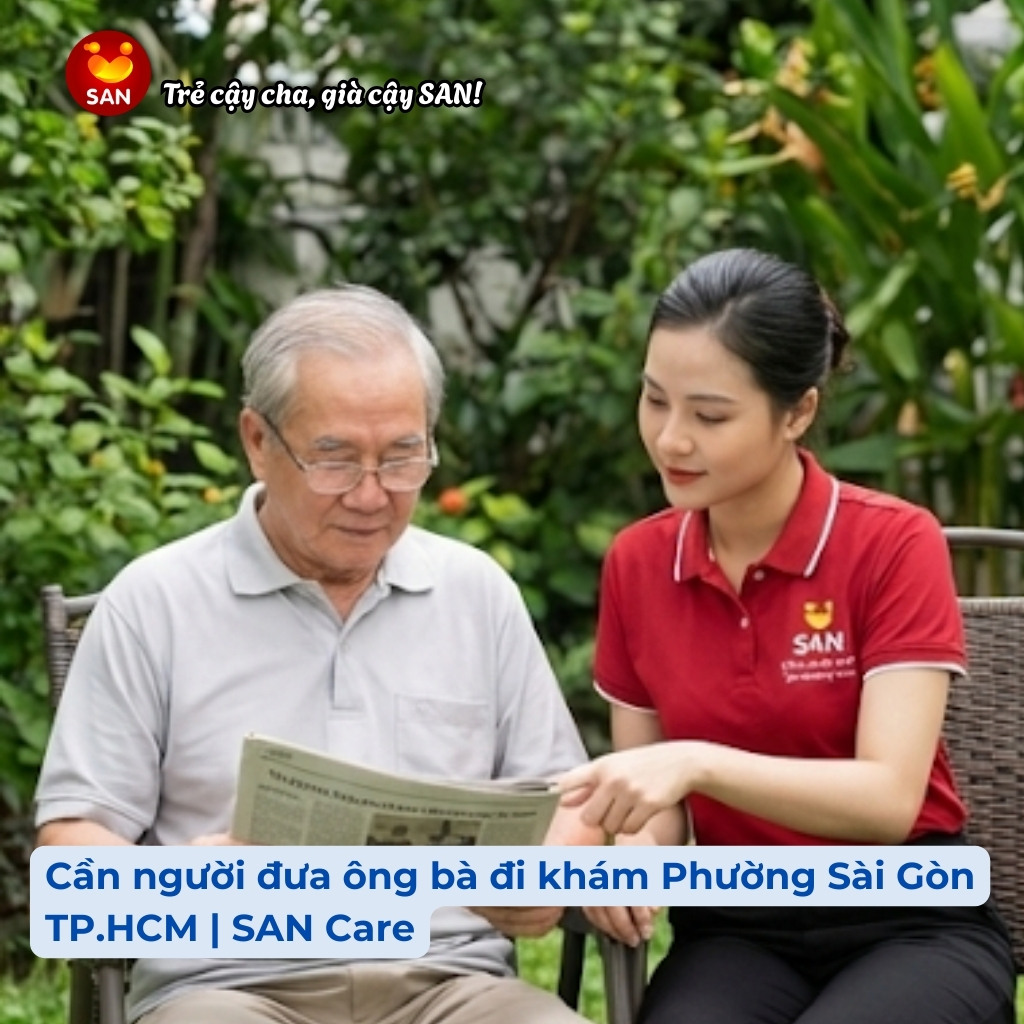 dịch vụ đưa người già đi khám