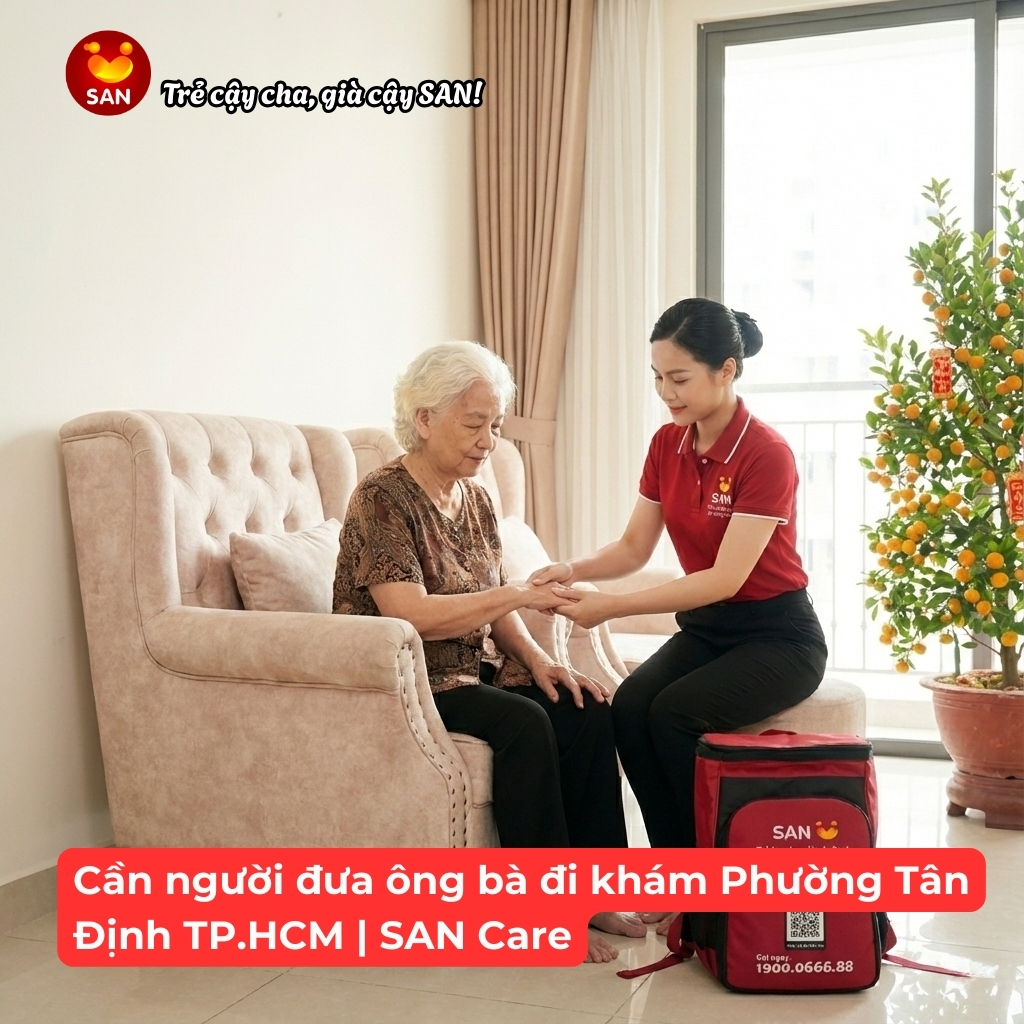 dịch vụ đưa người già đi khám bệnh