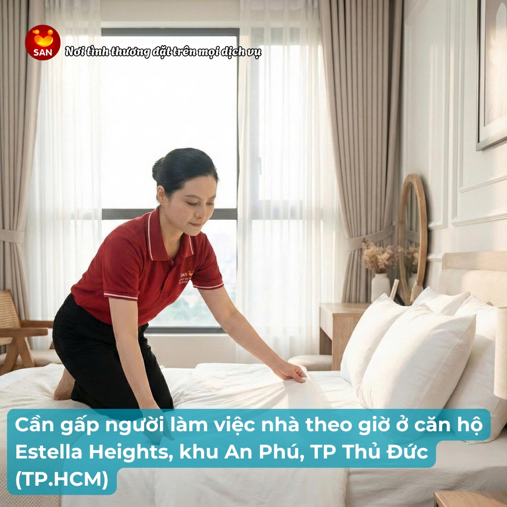 làm việc nhà theo giờ