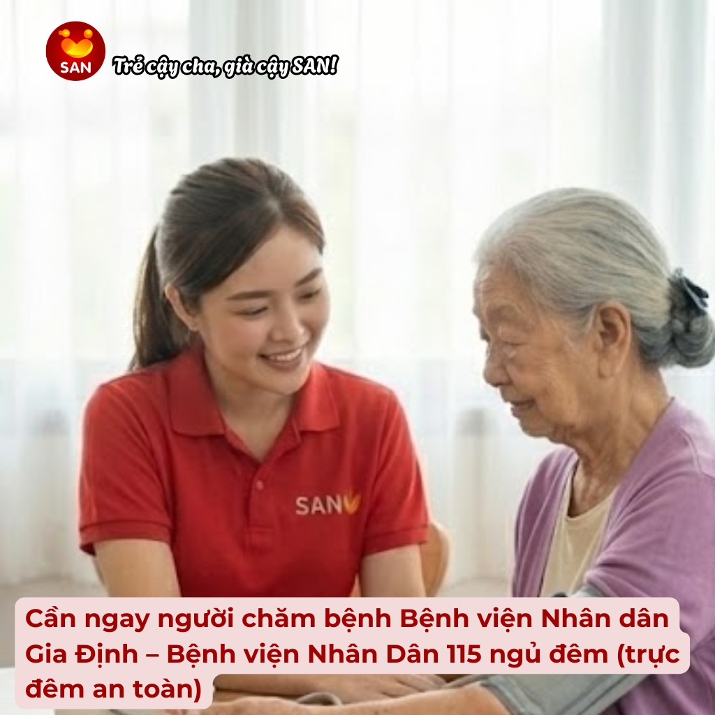 Dịch vụ chăm bệnh ngủ đêm