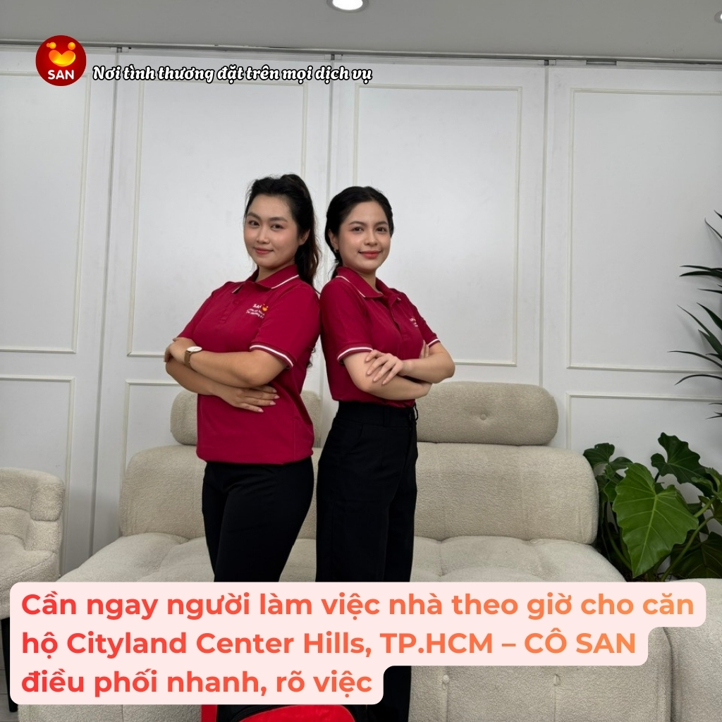 làm việc nhà theo giờ Cityland Center Hills TP.HCM