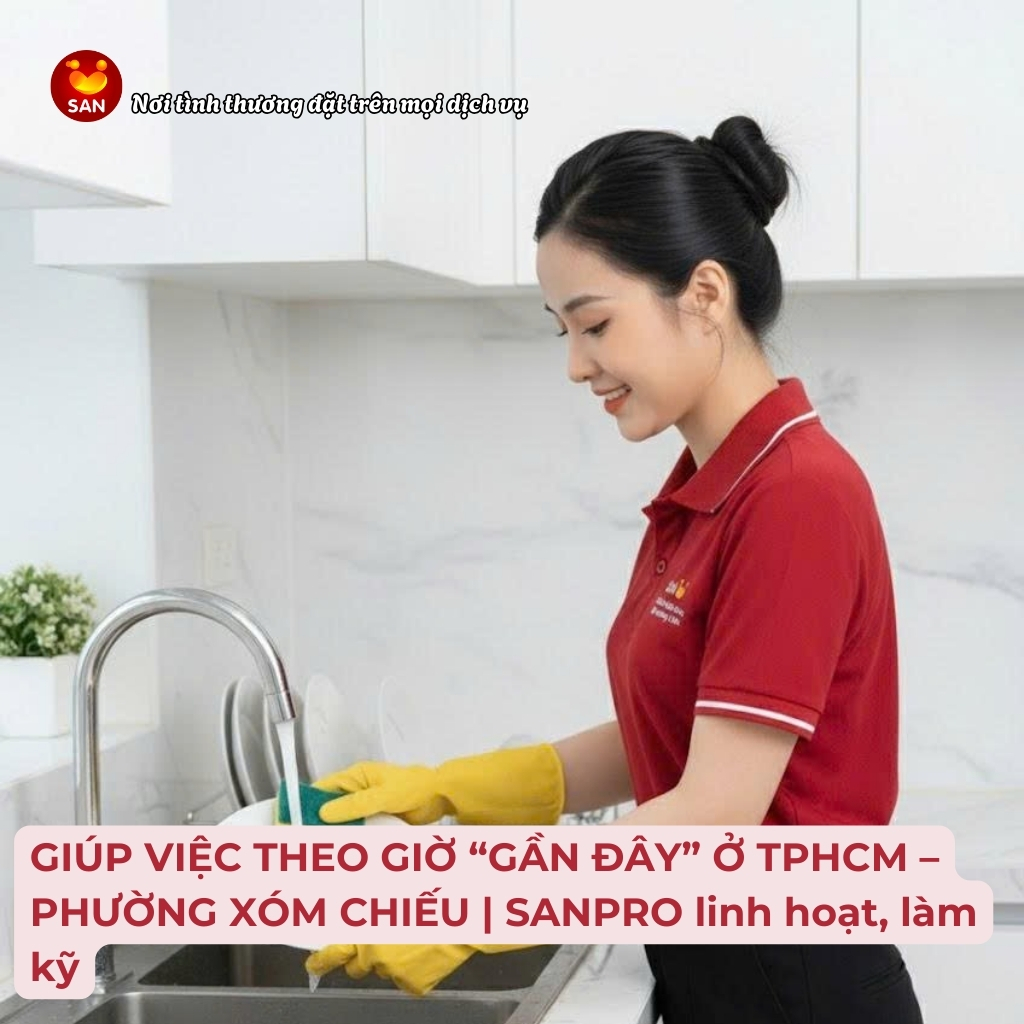 làm việc nhà theo giờ Phường Bình Thới