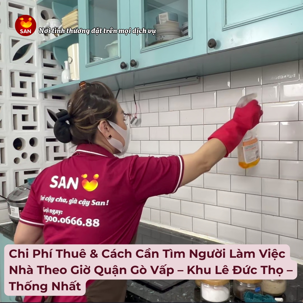 dịch vụ giúp việc nhà theo giờ Quận Gò Vấp