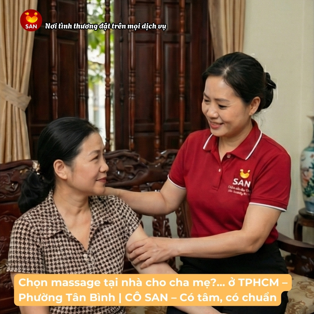 Massage tại nhà cho cha mẹ