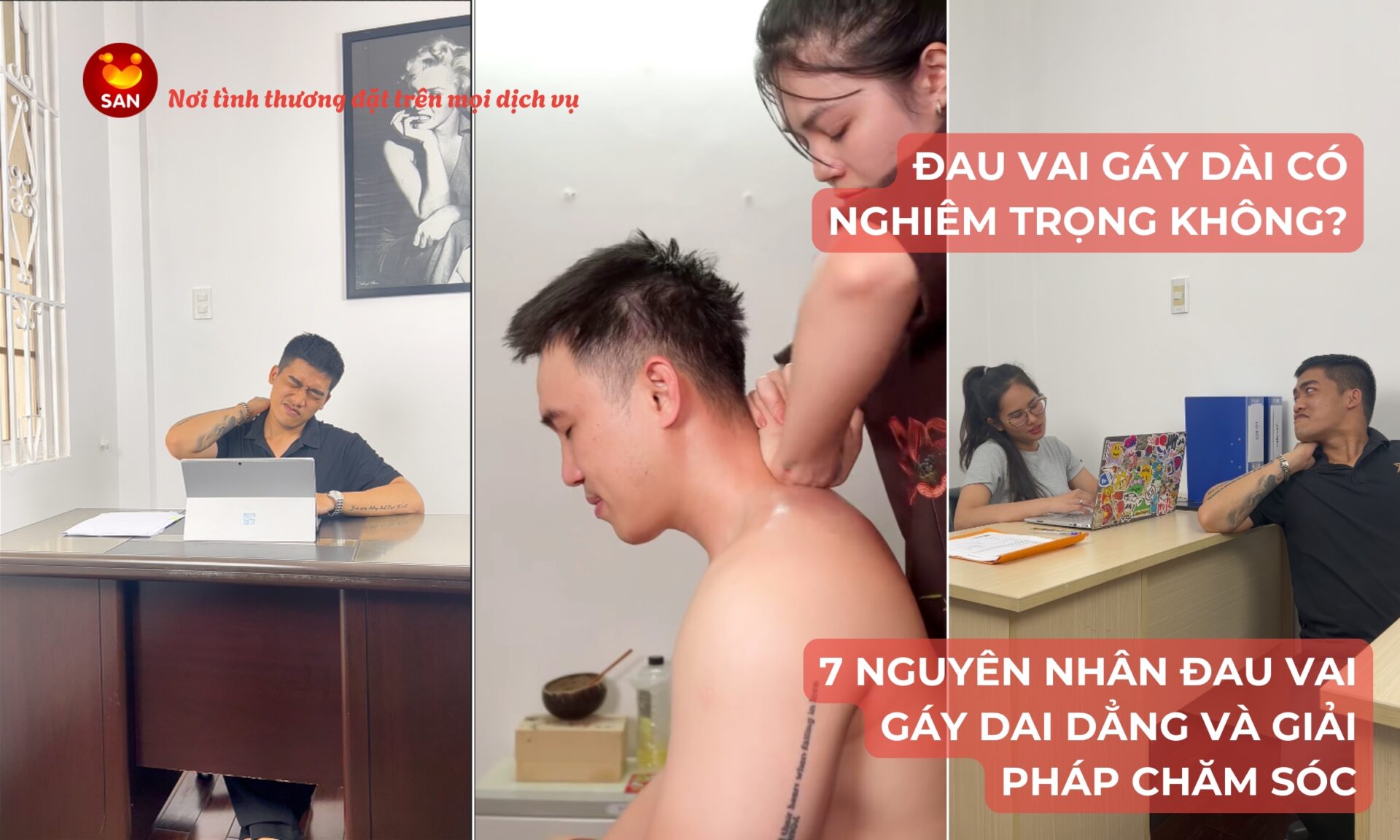 Đau vai gáy kéo dài