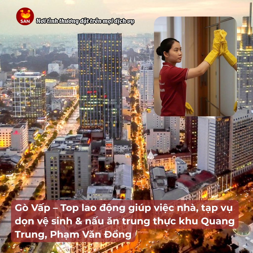 Dịch vụ Giúp việc nhà Gò Vấp Phú Nhuận