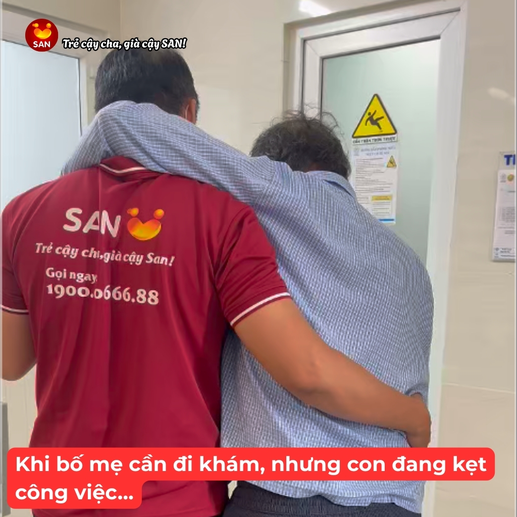 Dịch vụ hỗ trợ đưa người già đi khám bệnh