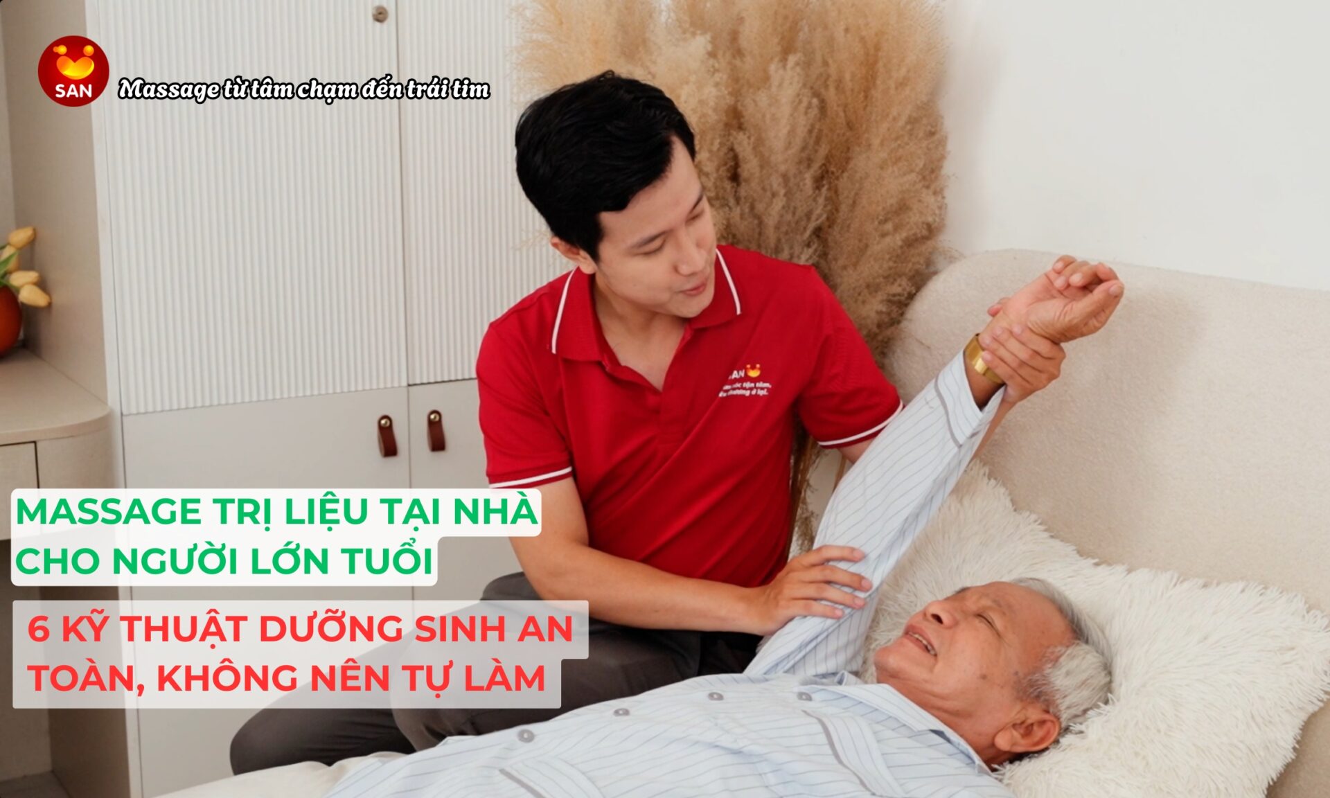 Massage tại nhà cho người lớn tuổi