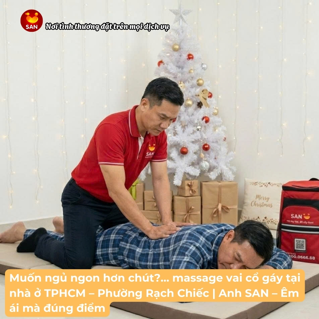 Massage vai cổ gáy tại nhà TPHCM