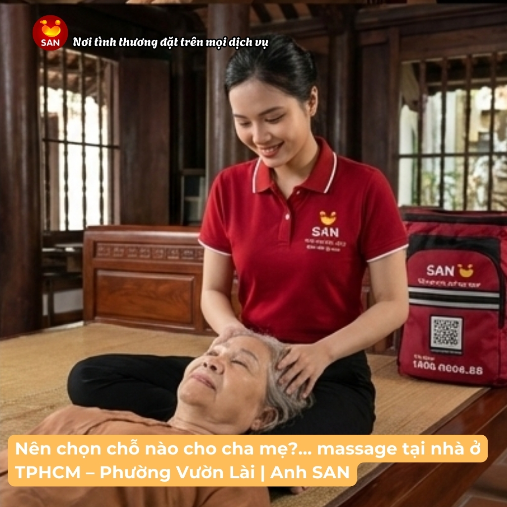 Massage tại nhà cho cha mẹ