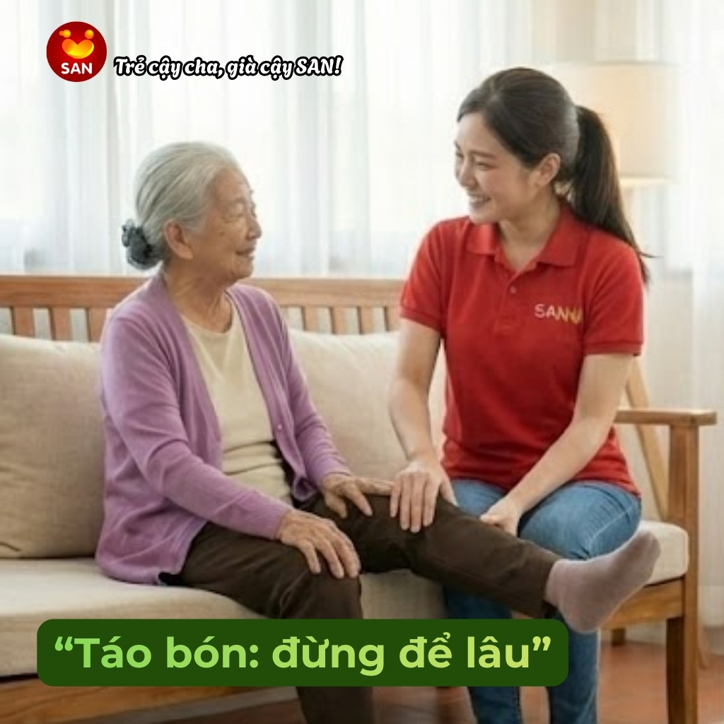 Táo bón ở người già