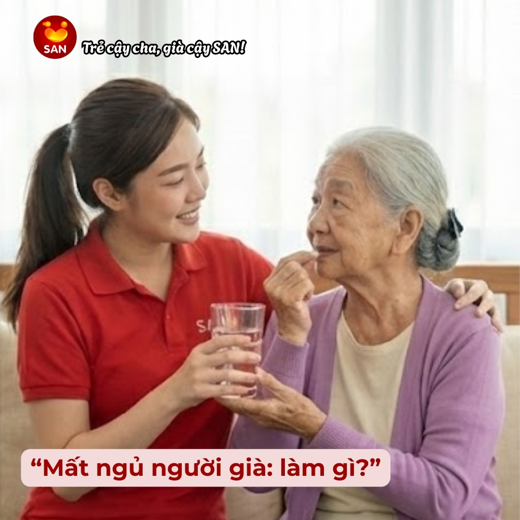 người già mất ngủ