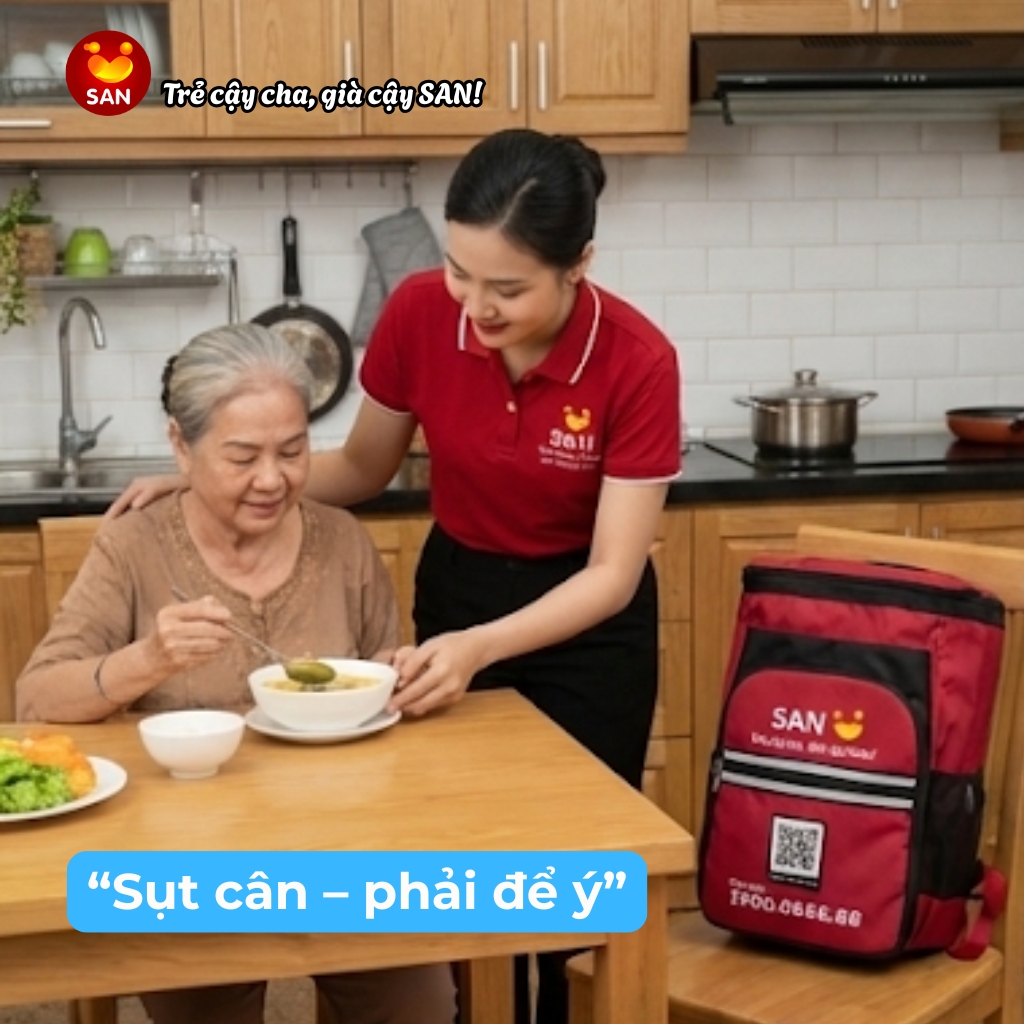 người già sụt cân nhanh