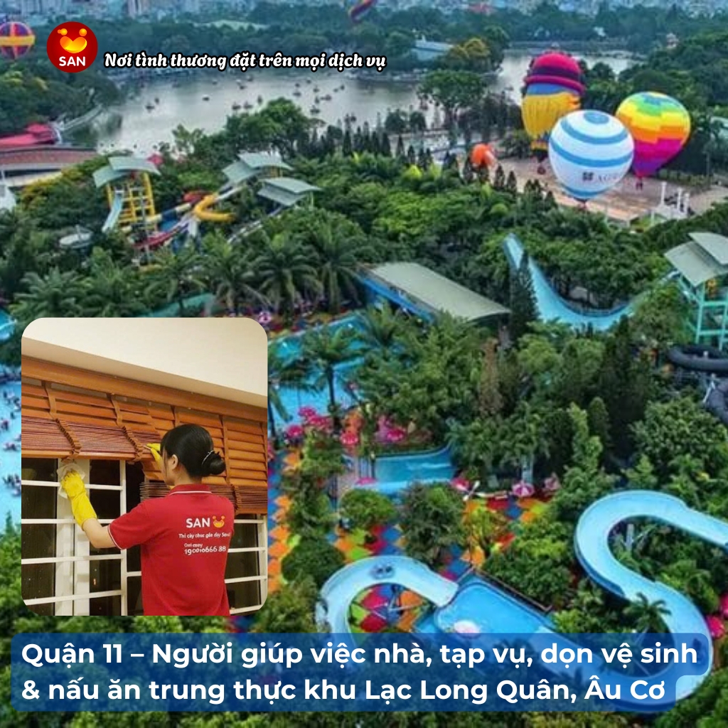 Dịch vụ nguoi giúp việc nhà Quận 11