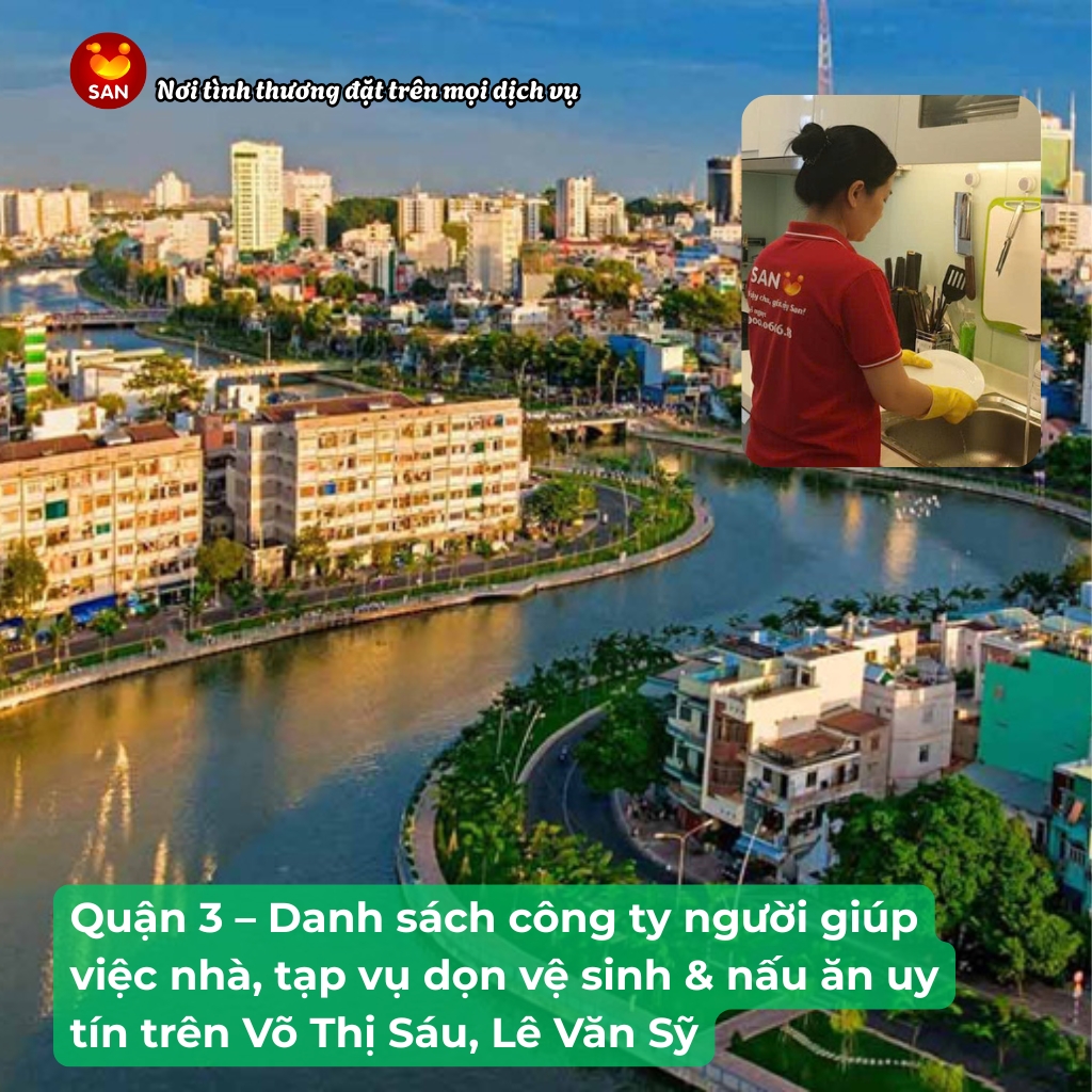 Dịch vụ làm việc nhà Quận 3