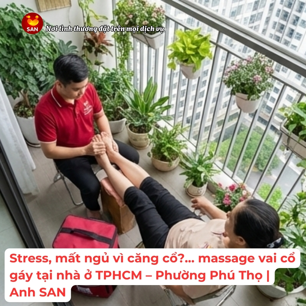 massage vai cổ gáy tại nhà