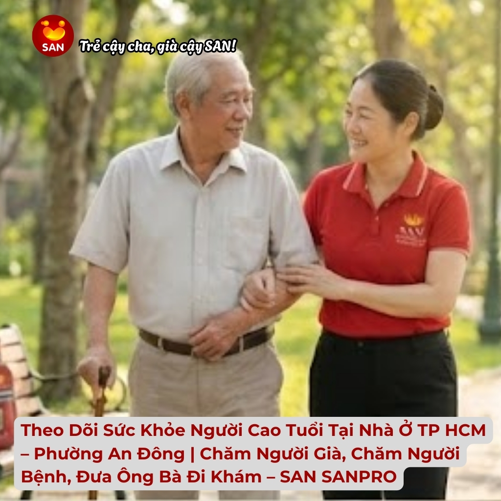 Theo dõi sức khỏe người cao tuổi tại nhà