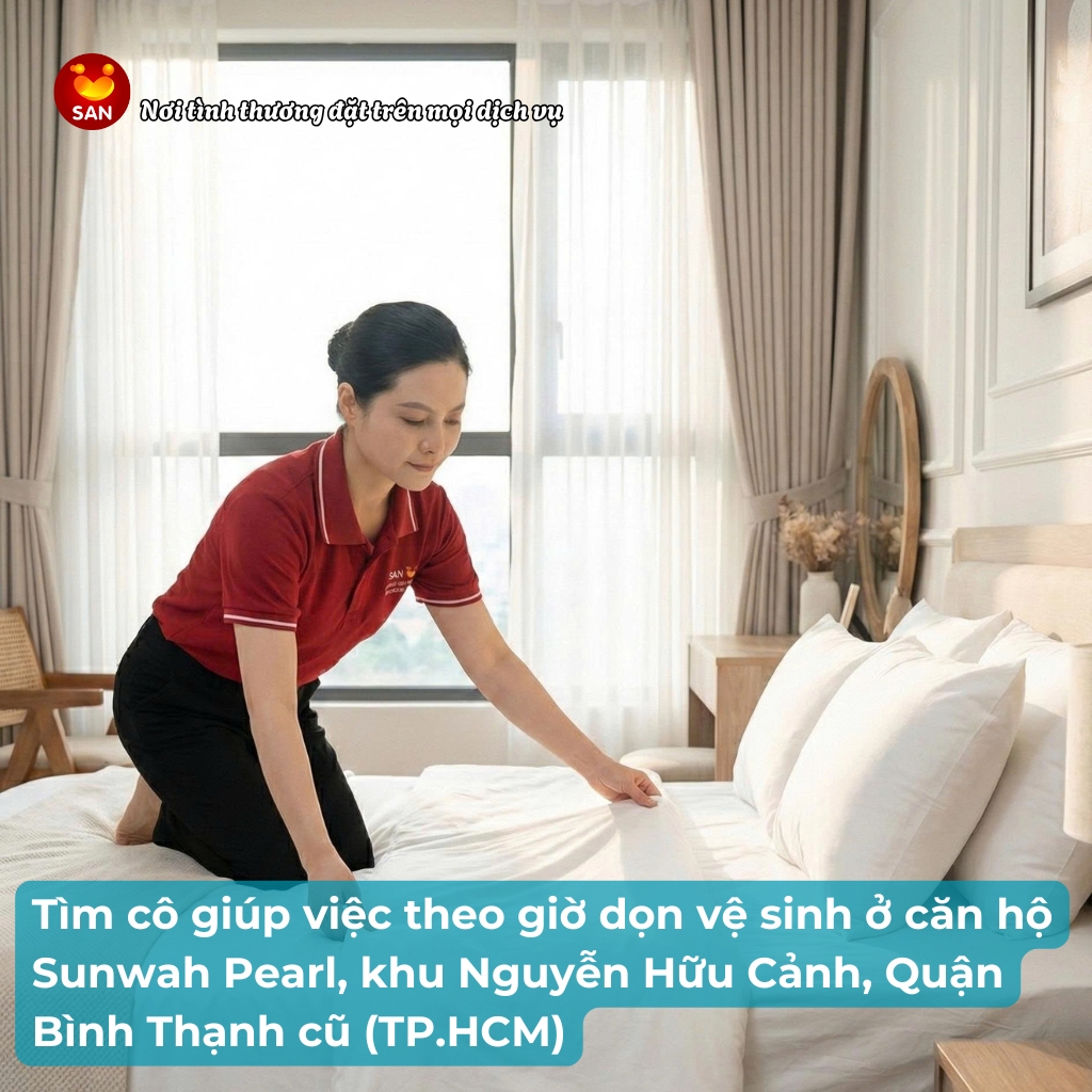 Dọn vệ sinh theo giờ Sunwah Pearl