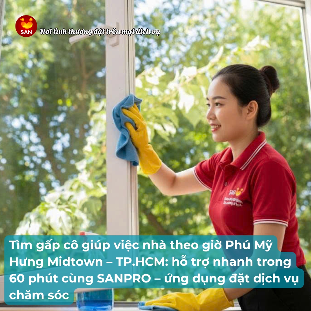 giúp việc nhà theo giờ Phú Mỹ Hưng Midtown