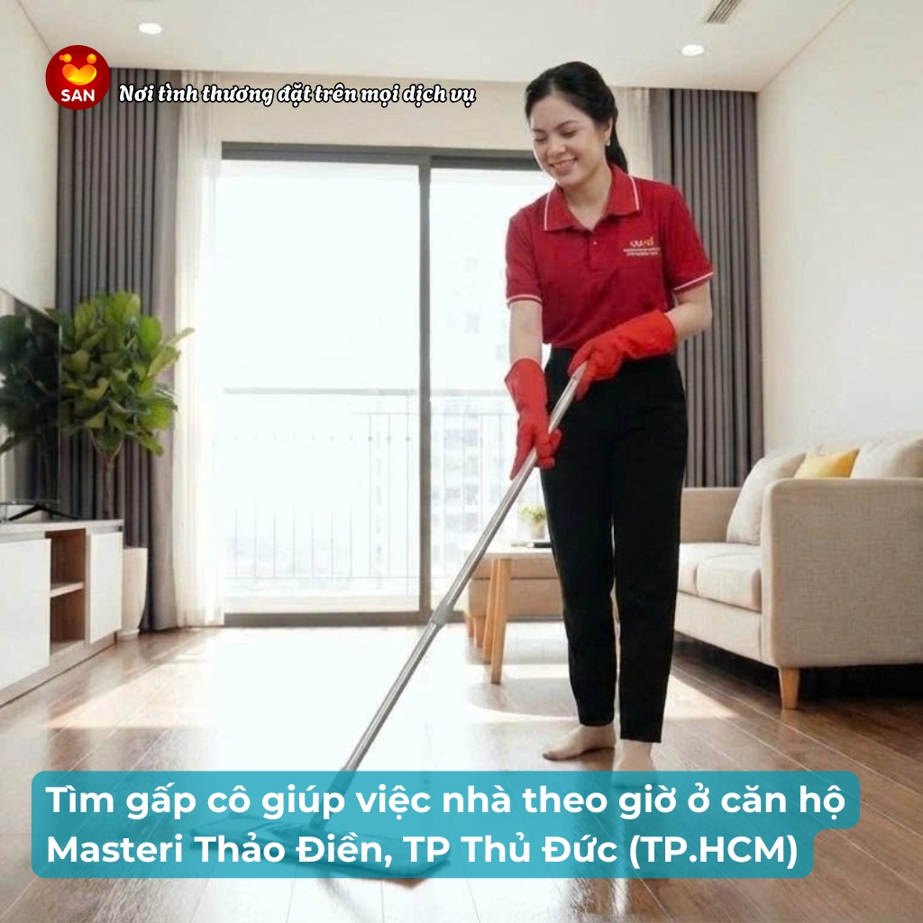 giúp việc nhà theo giờ Masteri Thảo Điền