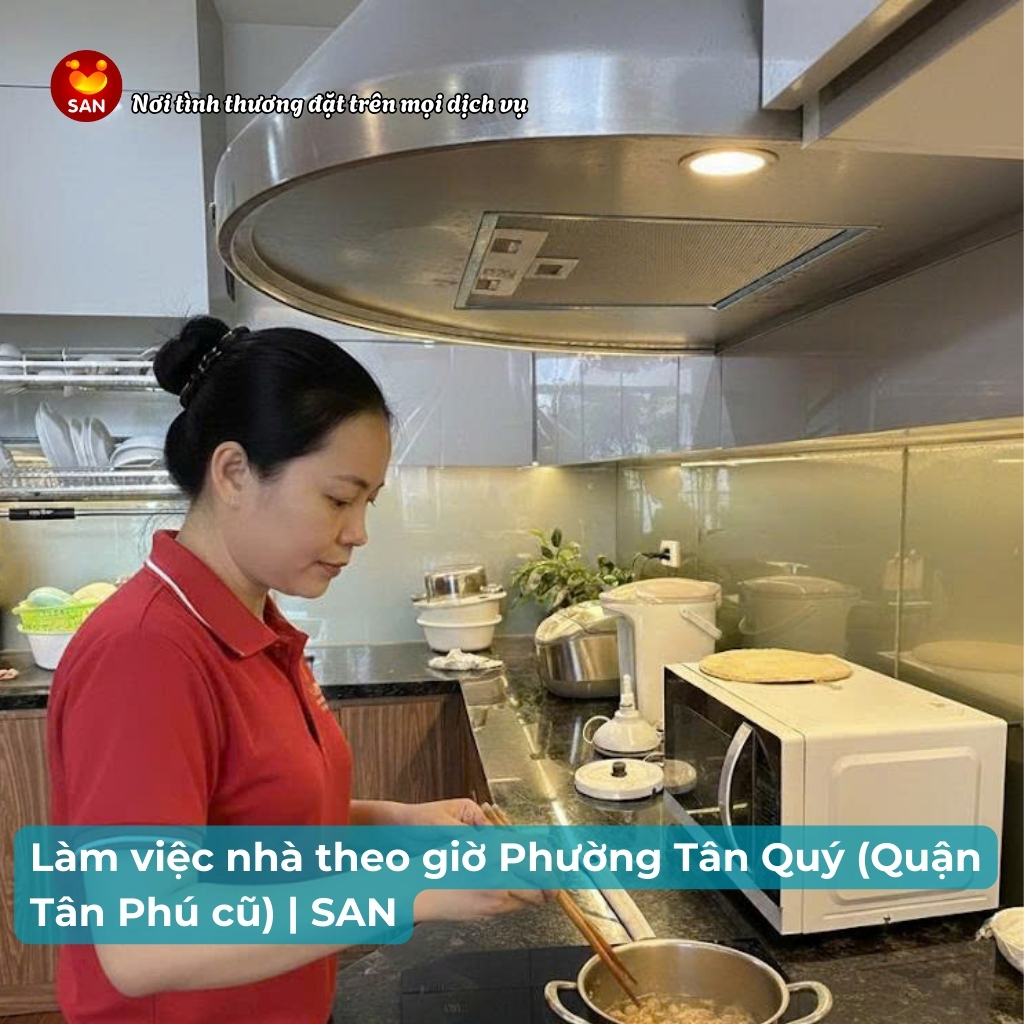 làm việc nhà theo giờ Phường Tân Quý