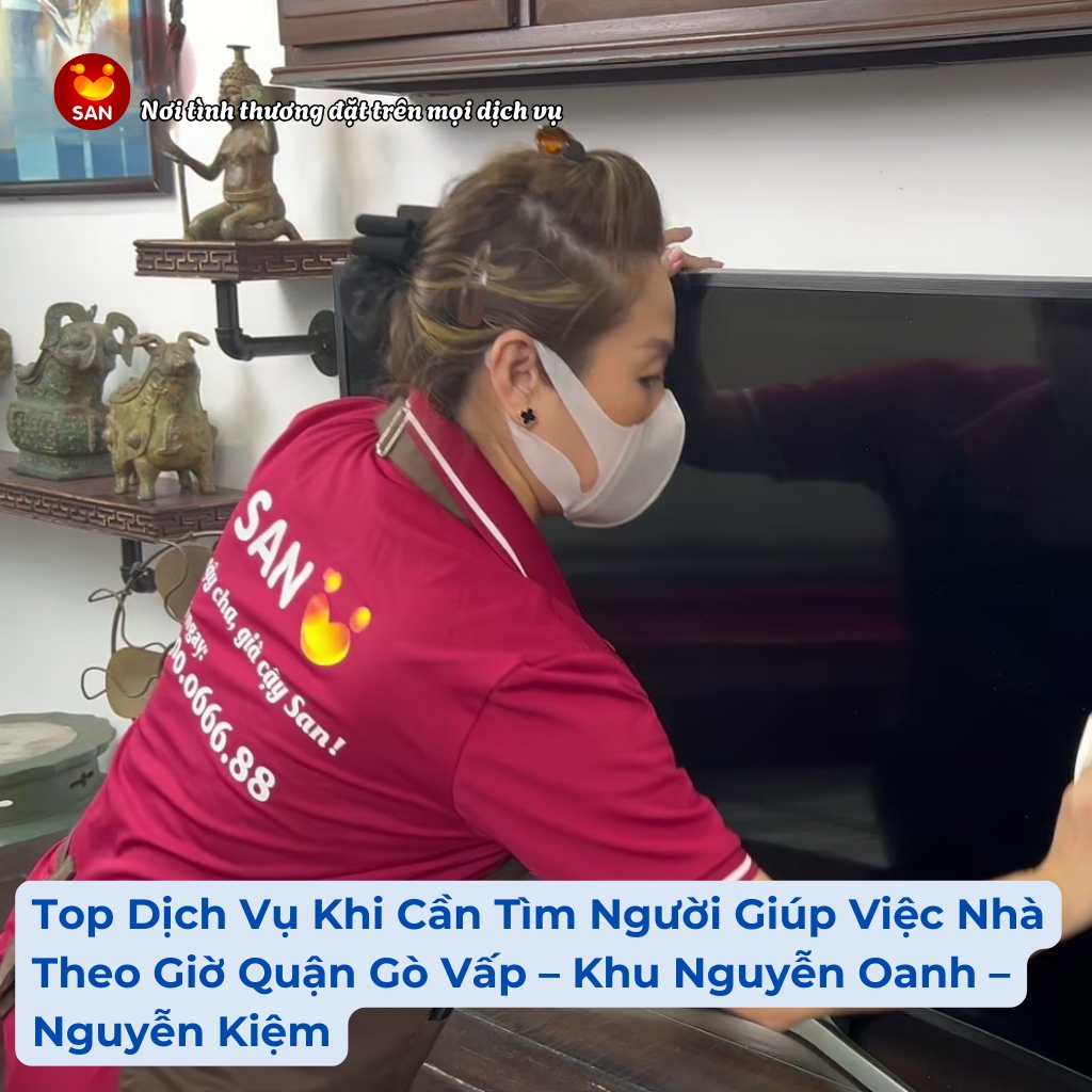 Dịch vụ giúp việc nhà theo giờ Gò Vấp