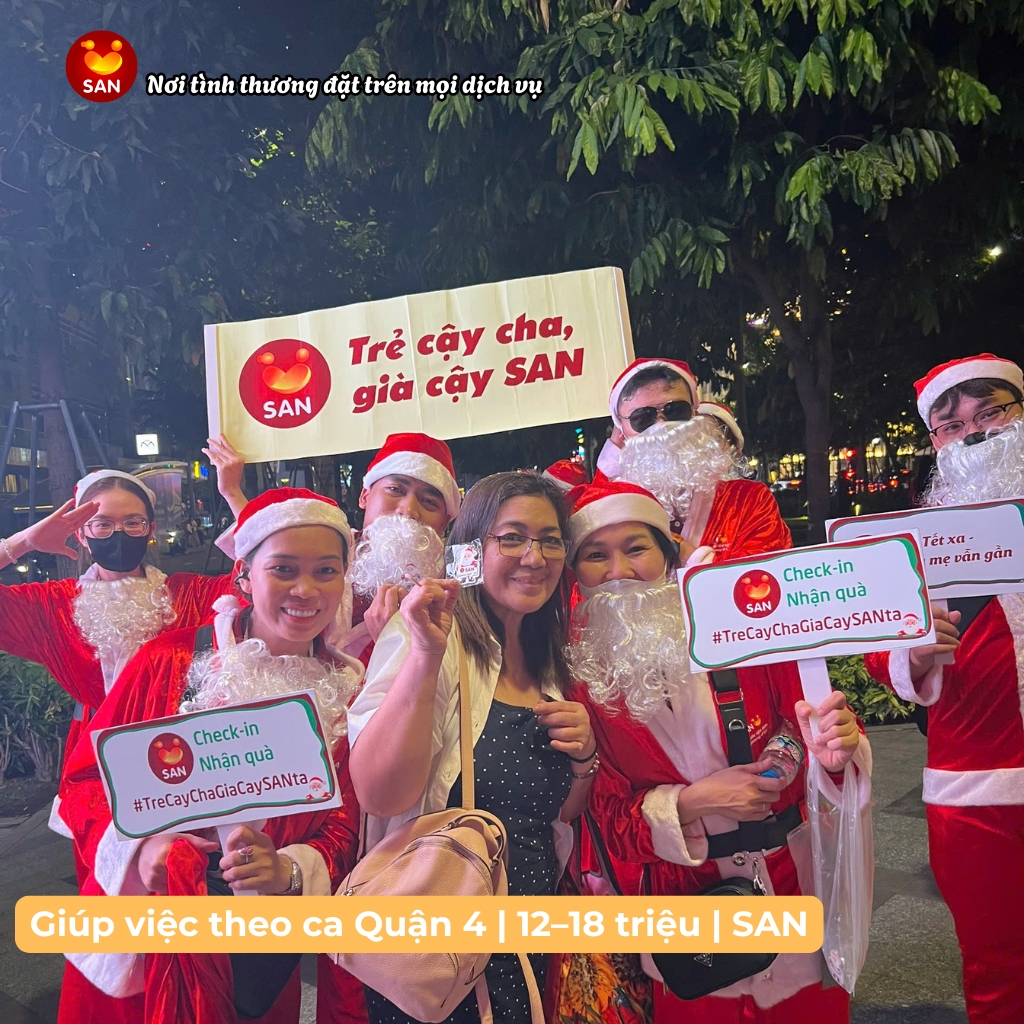 Giúp việc theo ca Quận 4