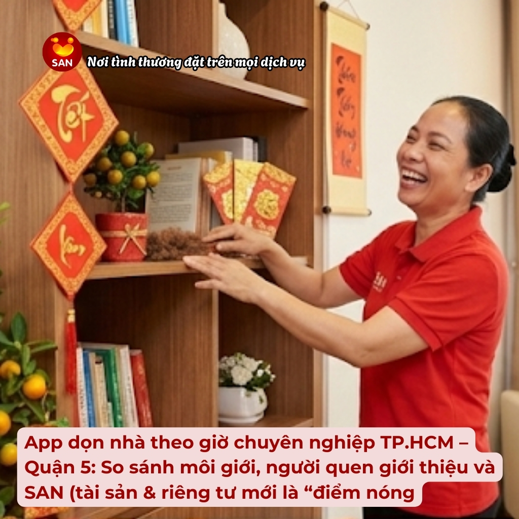 Dịch vụ dọn nhà theo giờ Quận 5