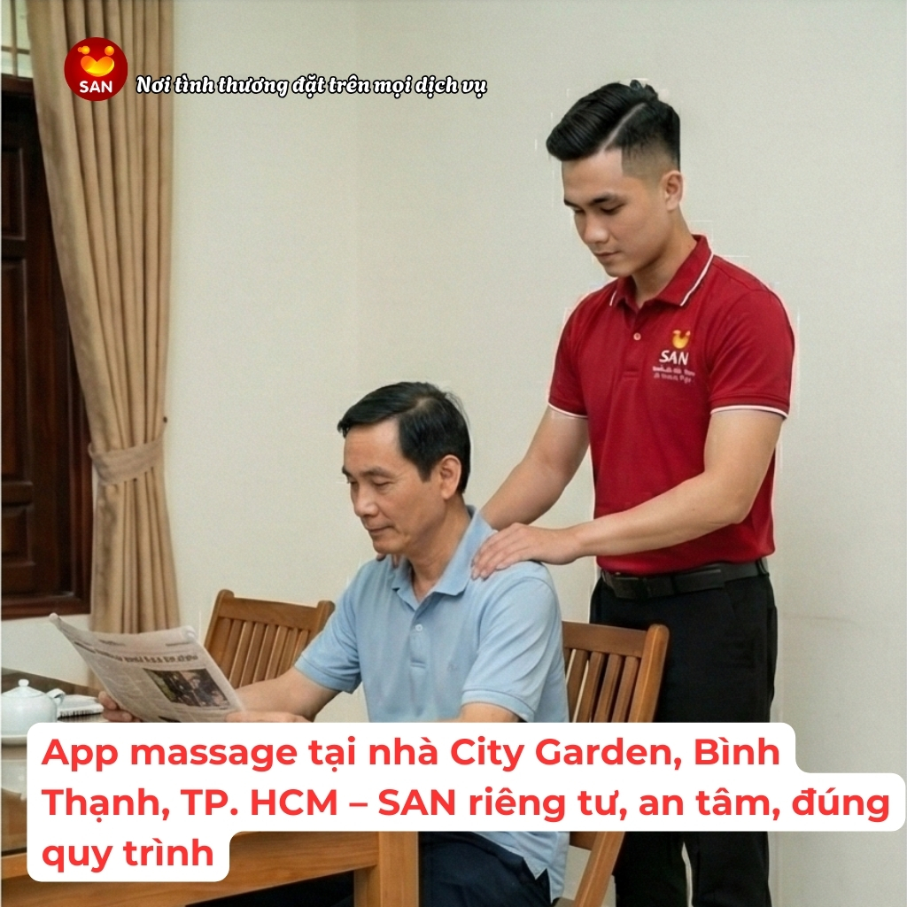 App massage tại nhà City Garden