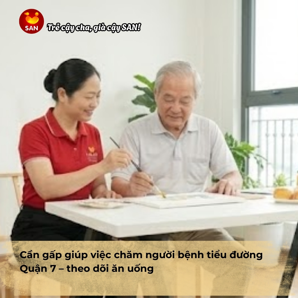 chăm người bệnh tiểu đường Quận 7