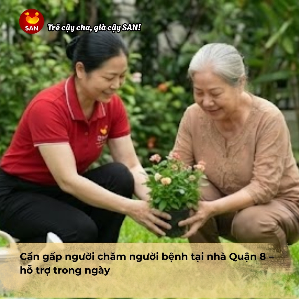 cần gấp người chăm người bệnh tại nhà Quận 8