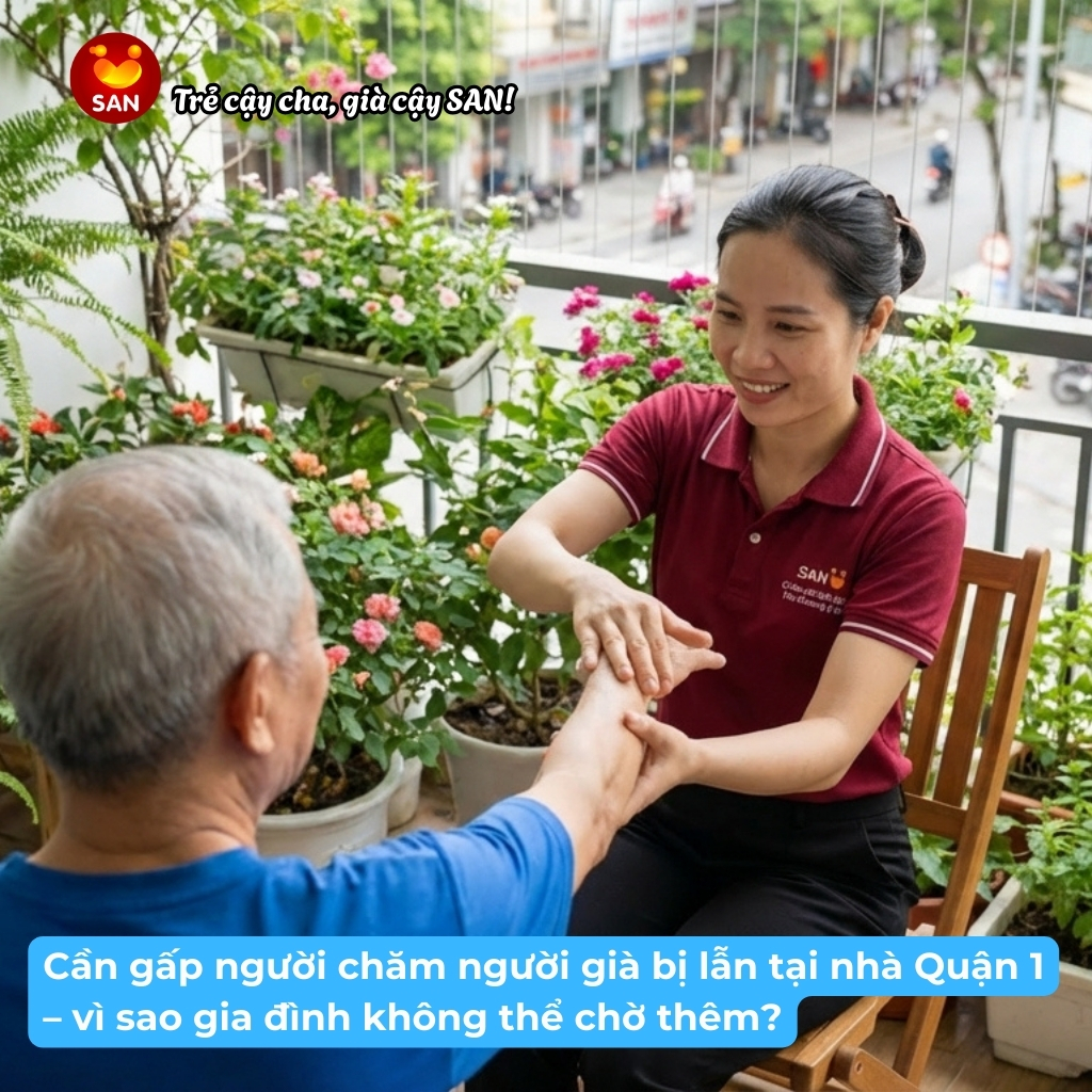 chăm người già bị lẫn tại nhà Quận 1