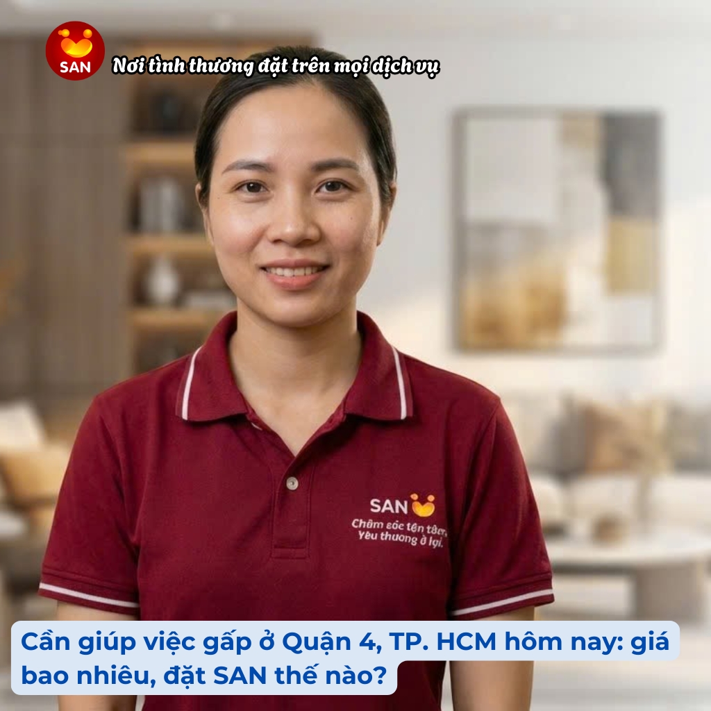 giúp việc gấp tại Quận 4