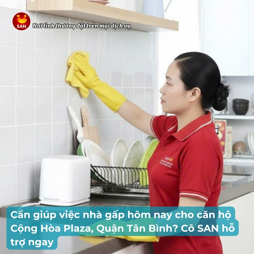 giúp việc nhà gấp