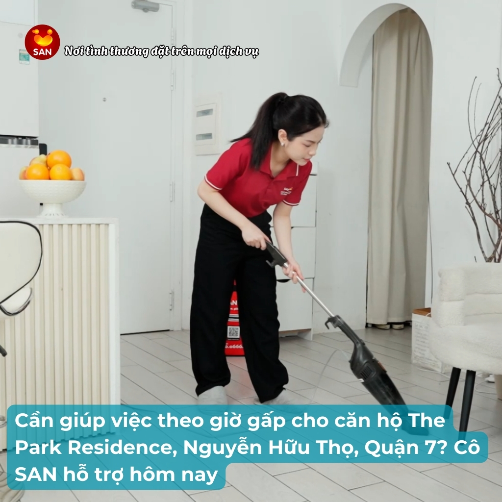 giúp việc theo giờ căn hộ The Park Residence