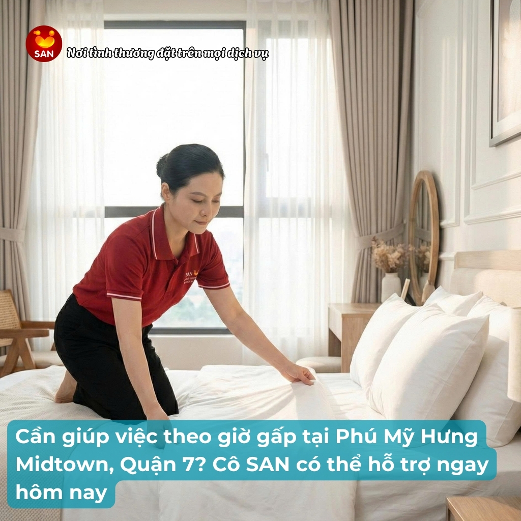 giúp việc theo giờ gấp hôm nay