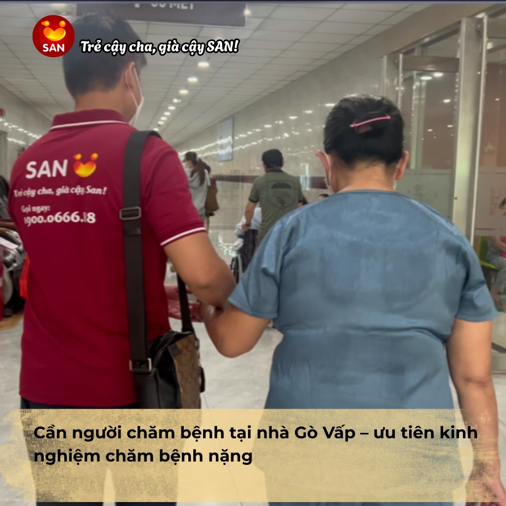 Chăm bệnh nặng tại nhà Gò Vấp